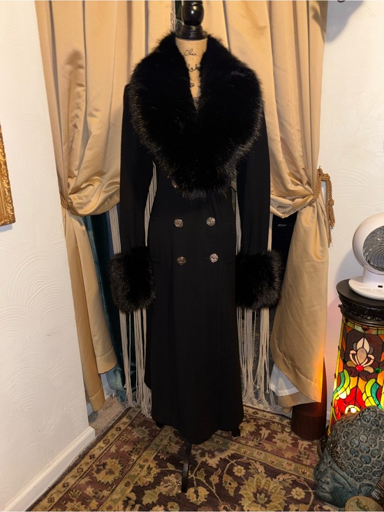 Talbots Jackets & Blazers - ❄️TALBOTS❄️WOOL DOUBLE BREASTED TRENCH❄️FUR COLLAR/CUFFS